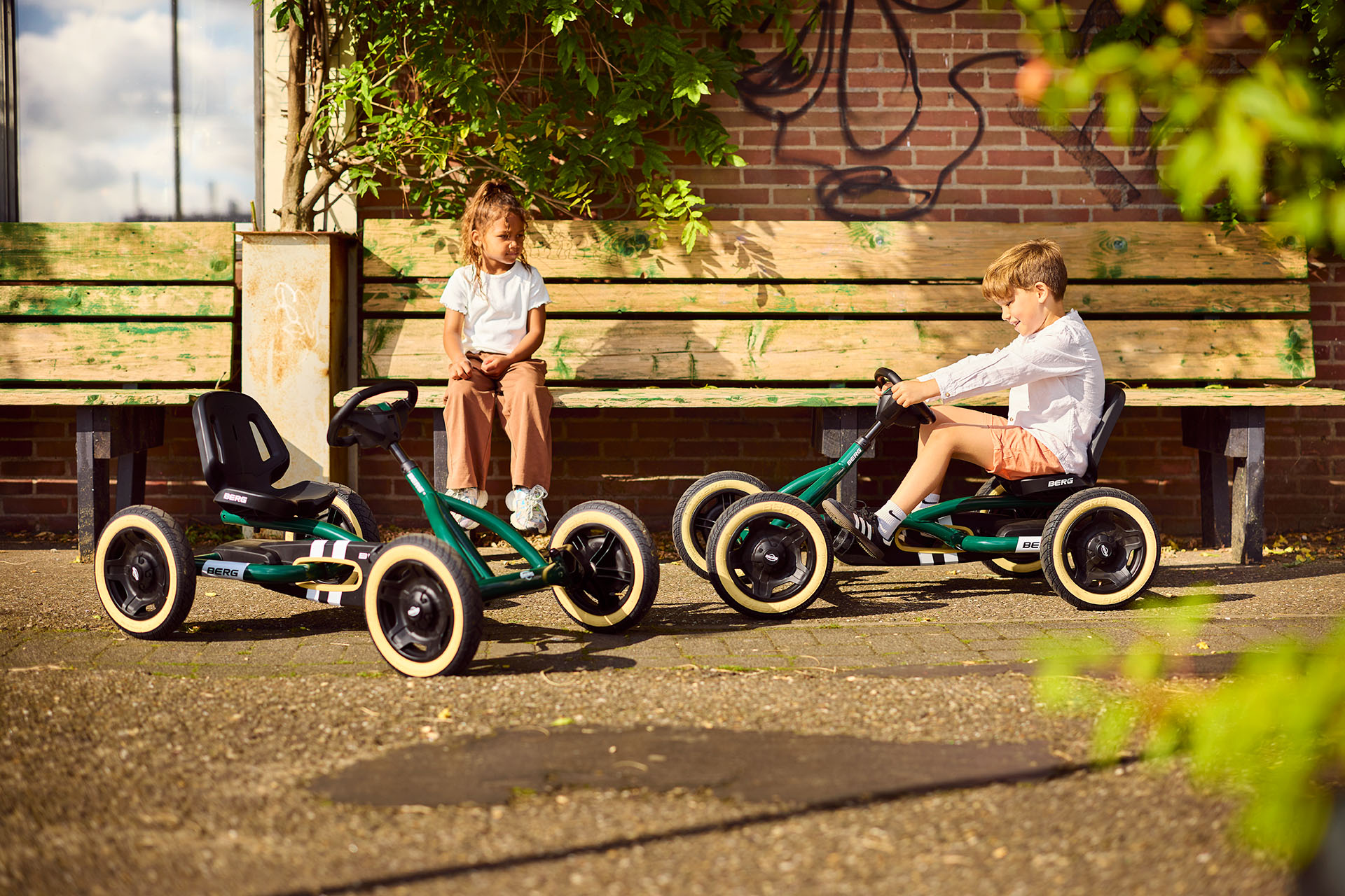 BERG Gokart Buddy Retro Green BERG Gokart Buddy Retro Green